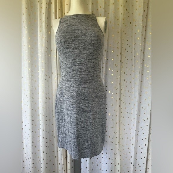 Abercrombie & Fitch Women's Knit Sleeveless Bodycon Dress With Open Back Size M - Picture 2 of 4